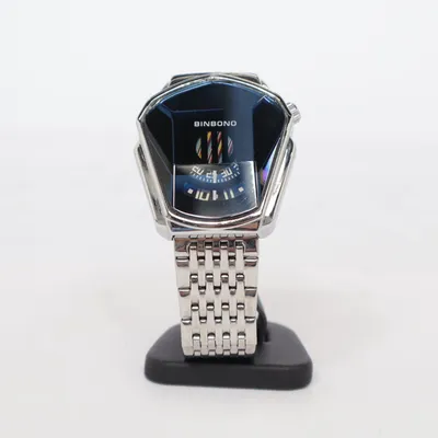 Wristwatch (Silver, Black) from Binbono