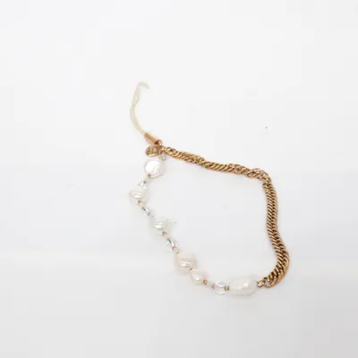 Nyckelring (Guldfärgad, Vit, Transparent) från Purelei