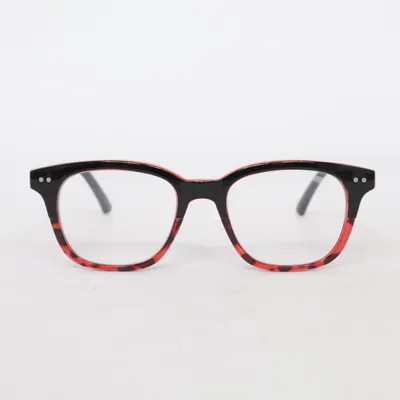 Lunettes (Noir, Rouge, Multicolore) de Blanc