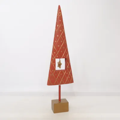 Juldekoration (Röd, Guldfärgad)