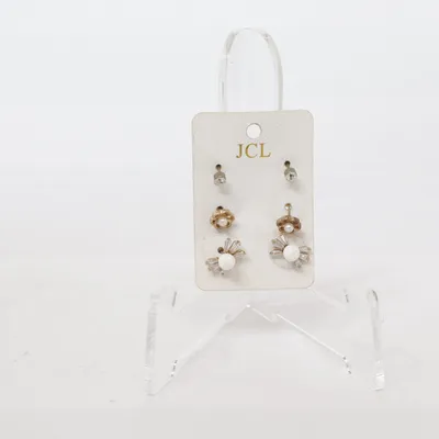 Boucles d'oreilles (Or, Blanc) de JCL Métal inconnu