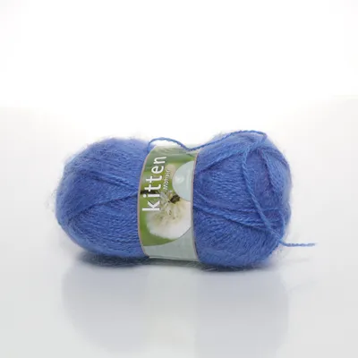 Garn (Blå) från Kitten Ull, Mohair