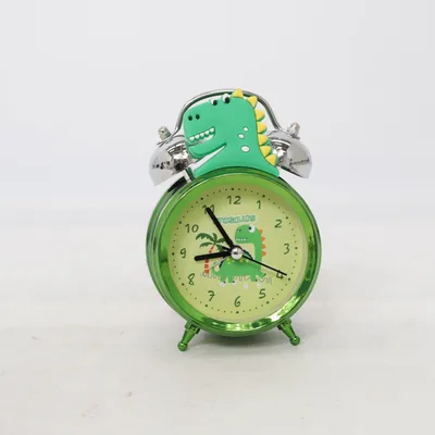 Alarmklocka (Grön, Gul, Silverfärgad)