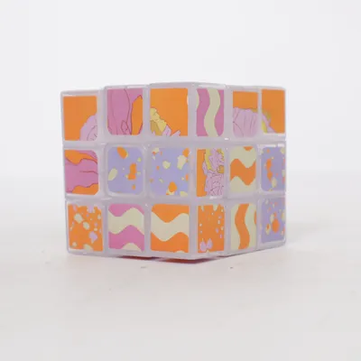 Rubikskub (Rosa, Flerfärgad)