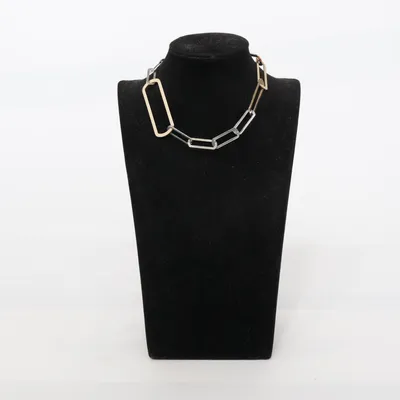 Necklace (Silver, Gold) Unknown metal
