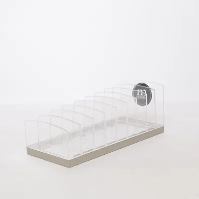 Vinyl opbergsysteem (Transparant, Zwart)