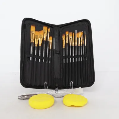 Pinceau (Noir, Jaune)