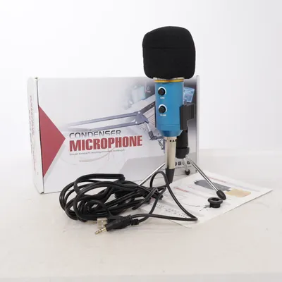 Mikrofon (Vit, Röd)