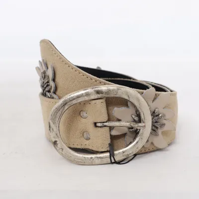 Bälte (Beige, Svart) från Echtes Leder Skinn