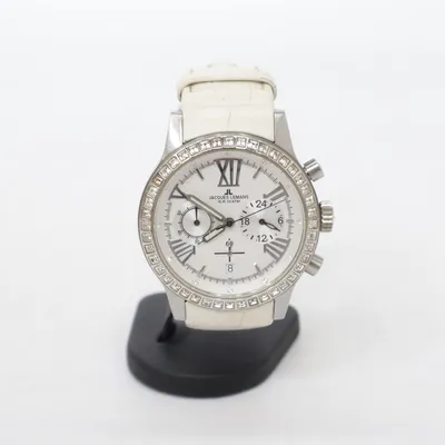 Armbandsur (Silverfärgad, Vit) från Jacques Lemans
