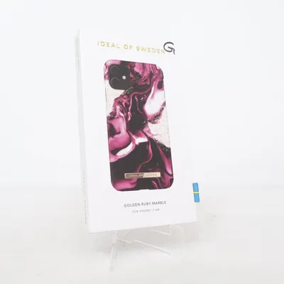 Telefoonhoesje (Golden Ruby Marble) van iDeal of Sweden