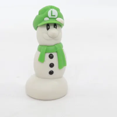 Toy figurine (Luigi Snowman) from Nintendo