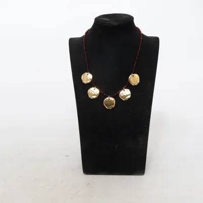 Halsband (Guldfärgad, Röd) från Anni Lu Okänd metall
