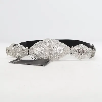 Waist belt (Textured Metal Plate) from Nasty Gal