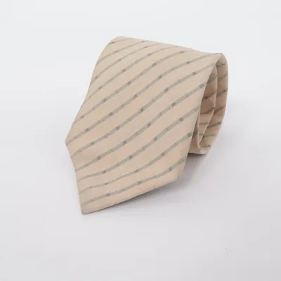 Stropdas (Beige, Blauw) van Don Vito Polyester