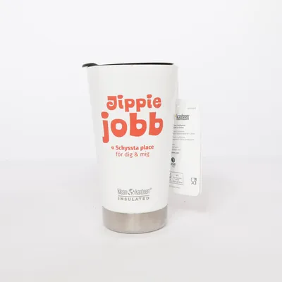 Termosmugg (Vit, Röd) från Klean Kanteen