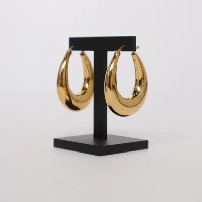 Örhängen (Guldfärgad) Okänd metall