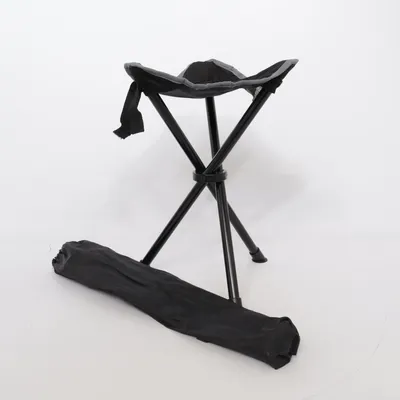 Campingstol (Sort) fra Clas Ohlson Polyester