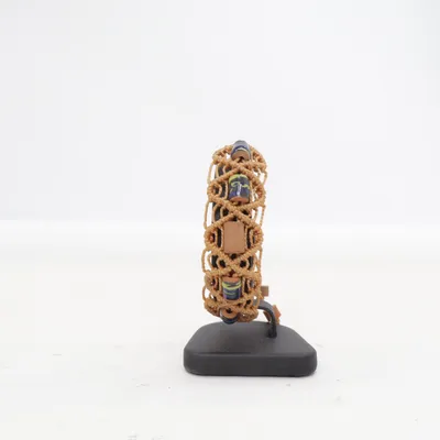 Bracelet (Brown, Blue) Unknown metal