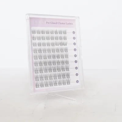 Falske øjenvipper (Pre Glued Cluster Lashes)