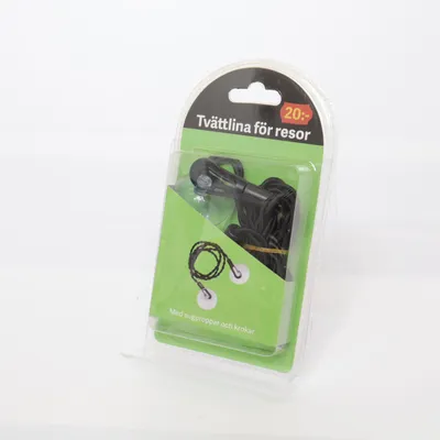 Tvättlina (Svart) från DollarStore