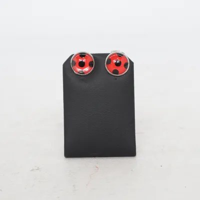 Boucles d'oreilles clips (Rouge, Noir) de Miraculous Métal inconnu