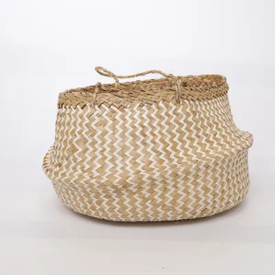 Förvaringskorg (Beige, Vit)