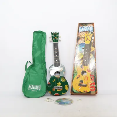 Ukulele (Grön, Flerfärgad) från Mahalo