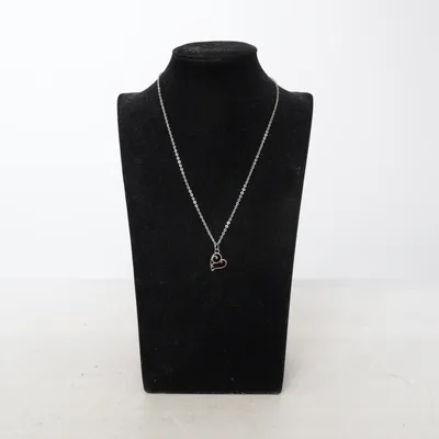 Halsband (Röd, Silverfärgad) från Playboy Okänd metall