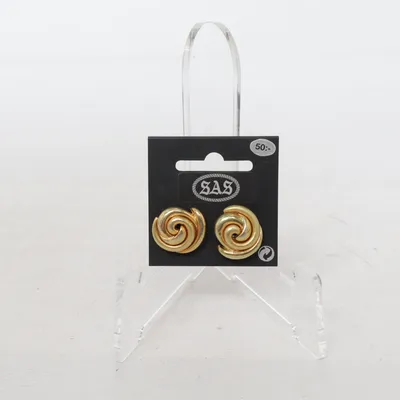 Clips-örhängen (Guldfärgad) från SAS Okänd metall