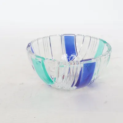 Serving bowl (Blue, Turquoise, Multicolored) from Walther Glas