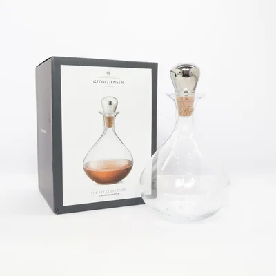 Dekanteringskaraffel (Transparent, Sølv) fra Georg Jensen