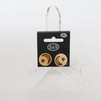 Clips-örhängen (Beige) från SAS Okänd metall