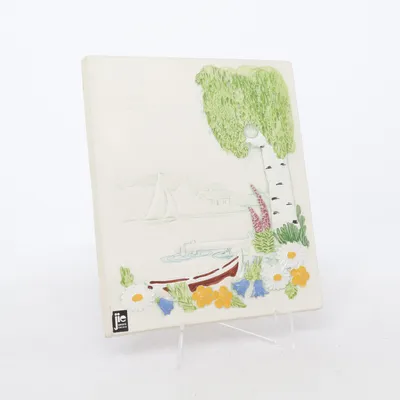 Wall relief (Beige, Multicolored) from JIE Gantofta