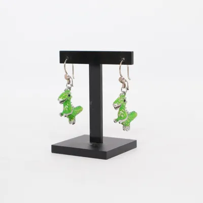 Boucles d'oreilles (Vert) Métal inconnu