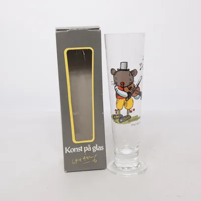 Dricksglas (Ölglas) från Lasse Åberg