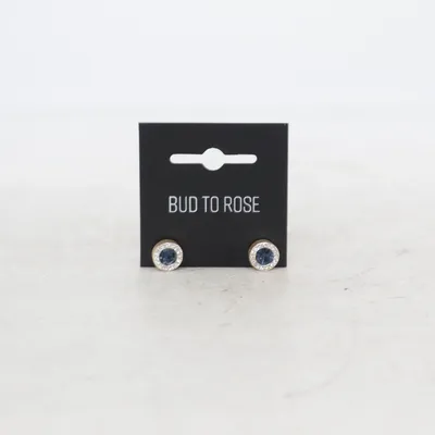 Örhängen (Blå, Silverfärgad) från Bud to Rose Okänd metall