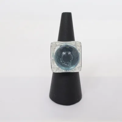 Ring (Transparant, Blauw) Onbekend materiaal