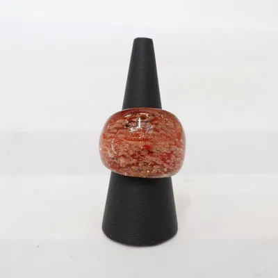Ring (Rød, Orange, Flerfarvet) Ukendt metal