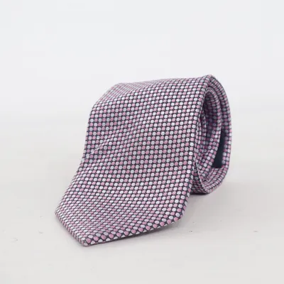 Krawatte (Lila, Pink, Silber) von The Savile Row Company Seide