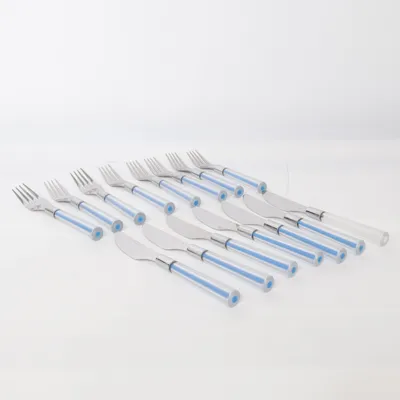 Bestick (Blå, Silverfärgad) från IKEA