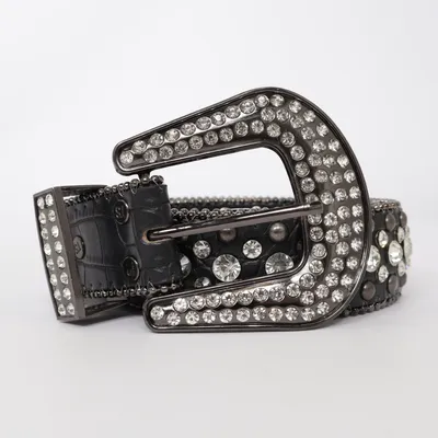 Belt (Black, Silver)