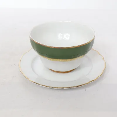 Tasse à café (Blanc, Vert, Or) de Winterling
