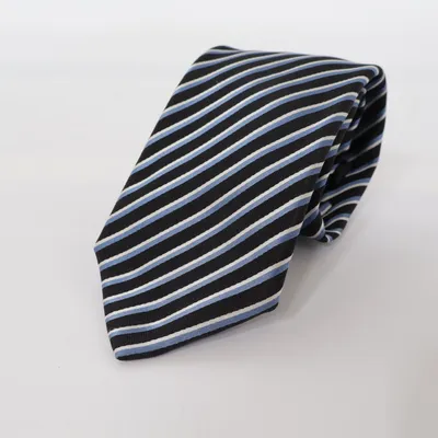 Tie (Black, Blue, White) from Christensen