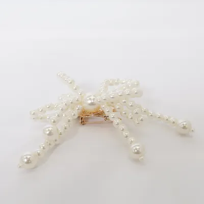 Broche (Hvid, Guld) Ukendt metal