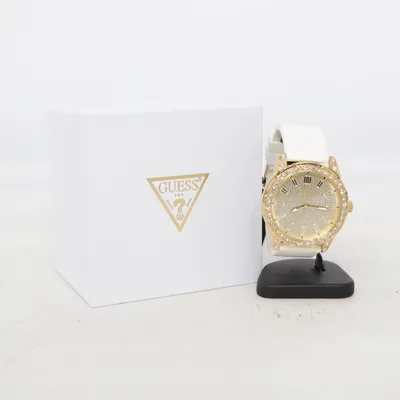 Wristwatch (Gold, White) from Guess