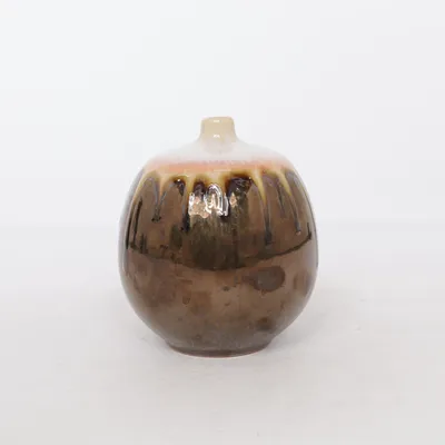Vase (Brun, Hvid, Pink)
