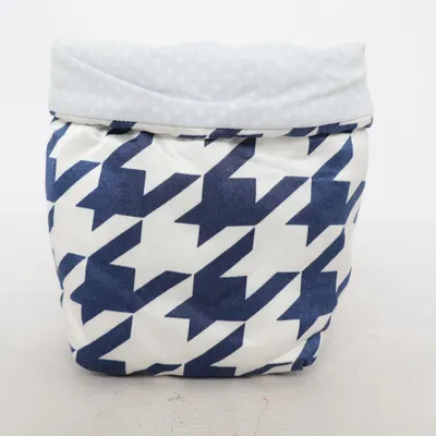 Rietenmand (Blauw, Wit)