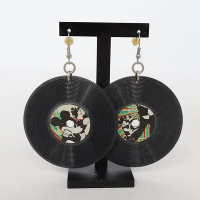 Boucles d'oreilles (Noir, Multicolore) Métal inconnu
