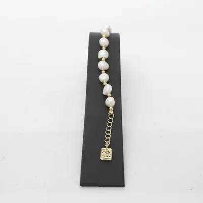 Armband (Wit, Goud) Onbekend materiaal